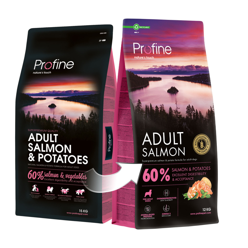 Сухий корм для собак Profine Salmon and Potatoes для дорослих собак всіх порід 12 кг (8595602569496) - зображення 4