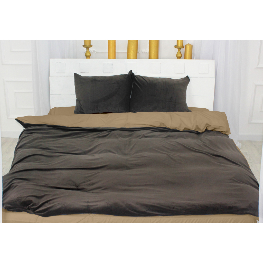 Постільна білизна MirSon Велюр Winter Delicate 28-0069 Trombone King Size (2200004053424) - зображення 3