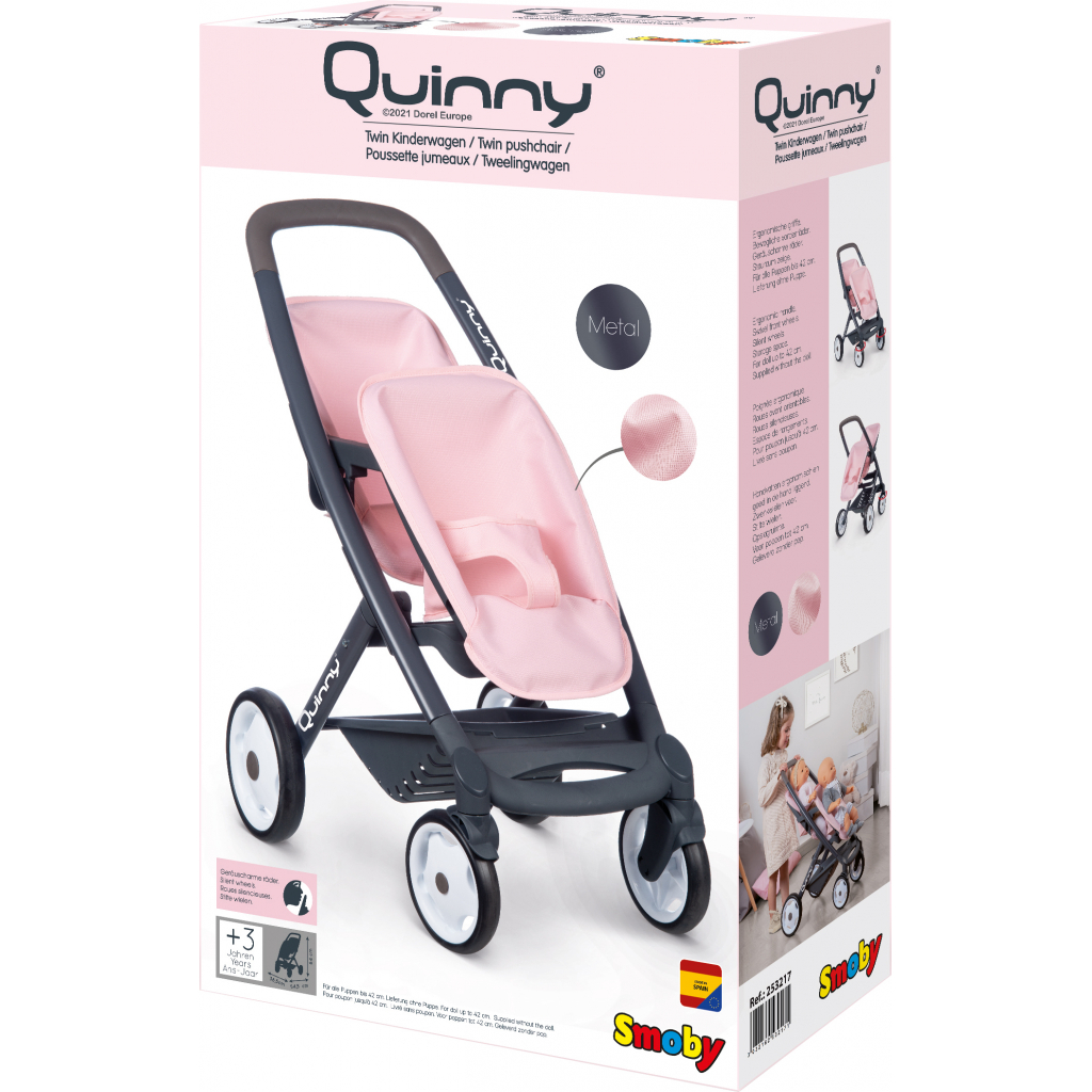 Коляска для ляльок Smoby Maxi-Cosi & Quinny для близнюків Софт (253217) - зображення 3