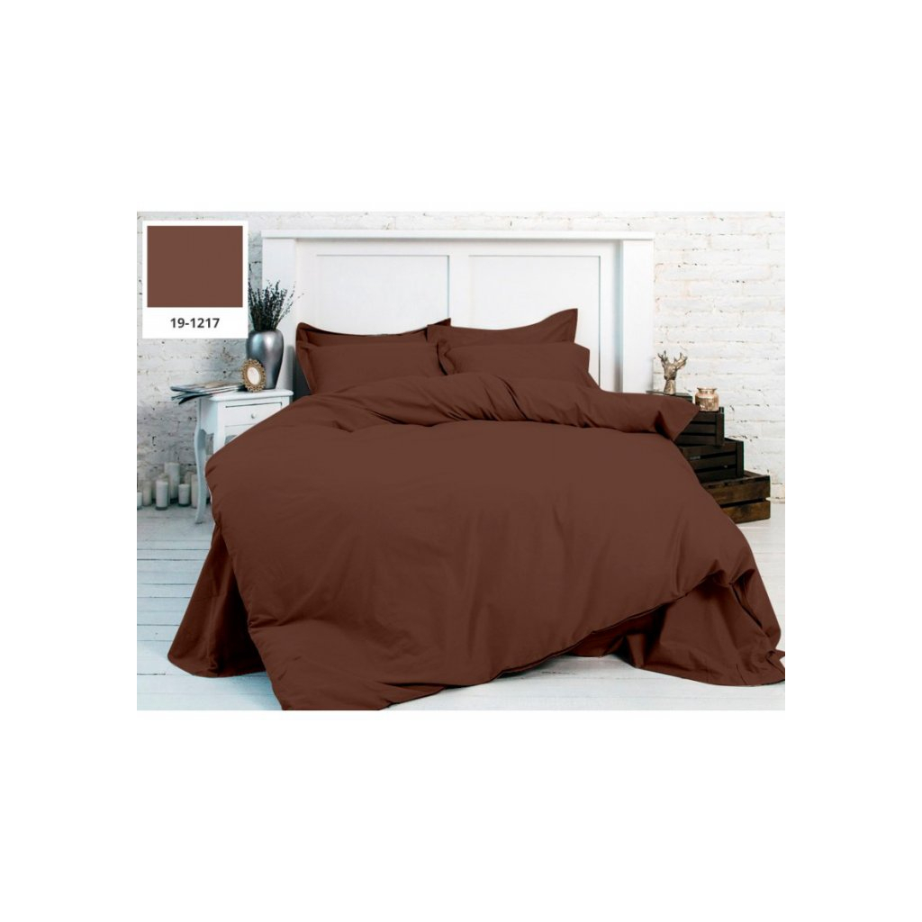 Постільна білизна MirSon Бязь Premium Chocolate Perla 160х220 (2200001477346) - зображення 1