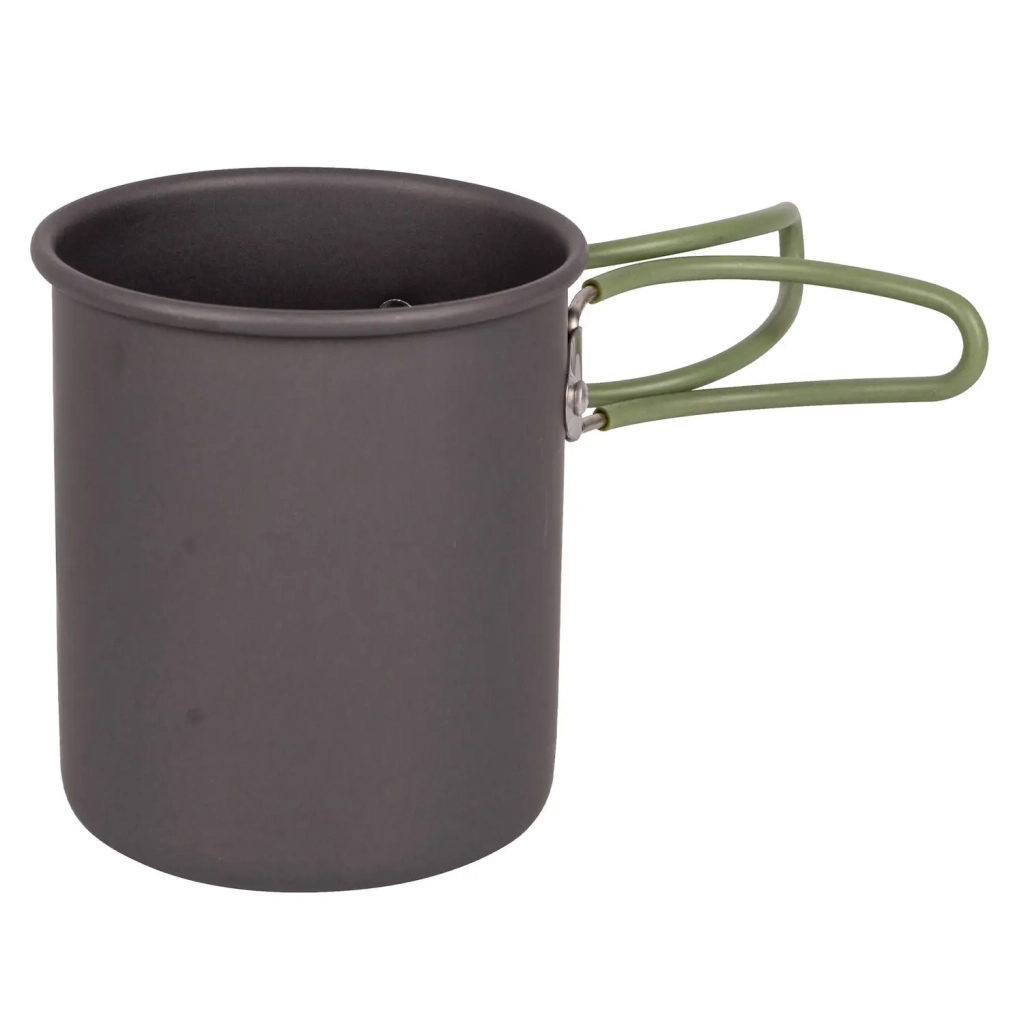 Набір туристичного посуду Bo-Camp Explorer 2 Pieces Hard Anodized Anthracite/Green (2200240) - зображення 6