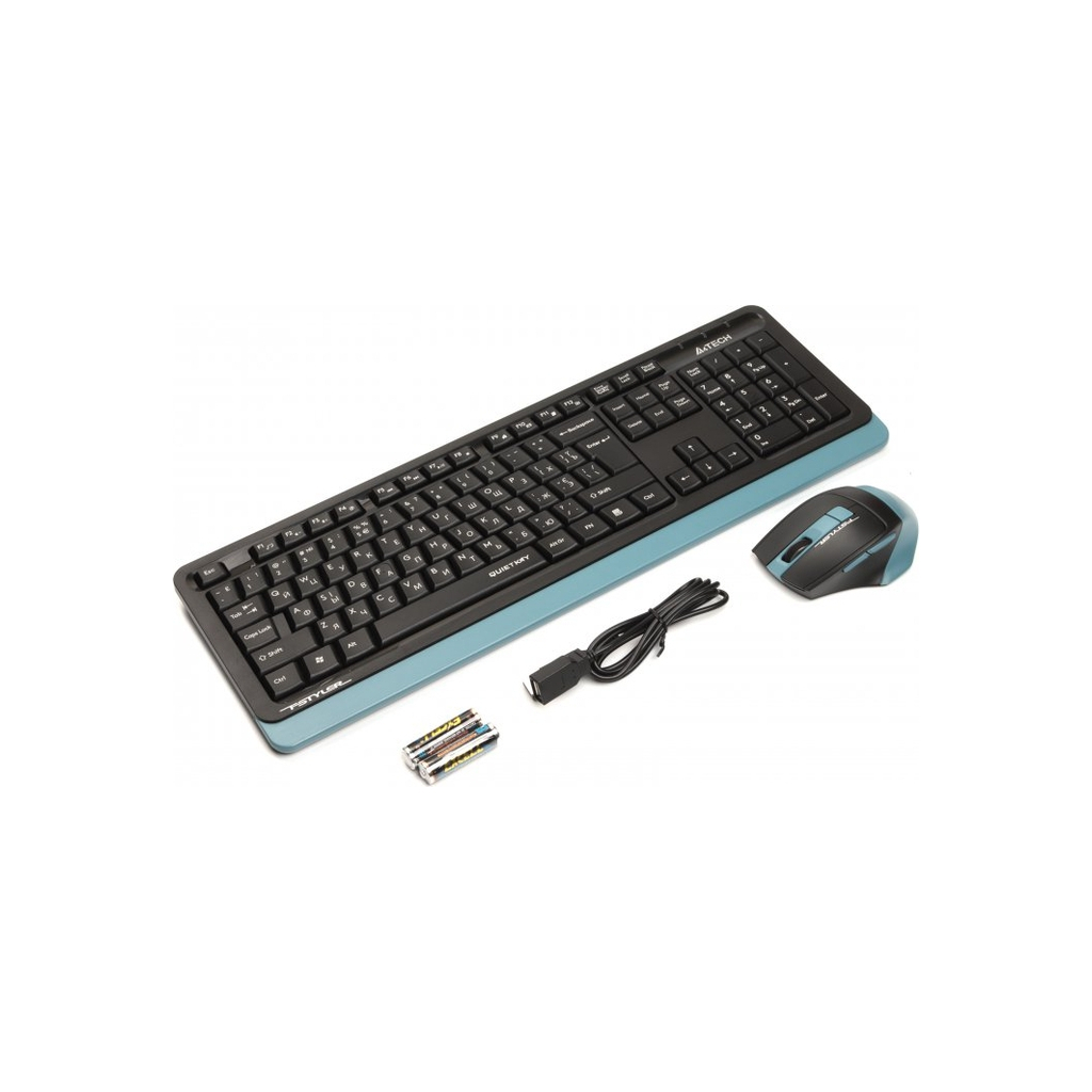 Комплект A4Tech FGS1035Q Wireless Navy Blue - зображення 2