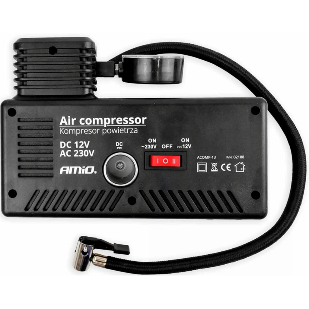 Автомобільний компресор AMiO 12В/230В Acomp-13 (02188) - изображение 2