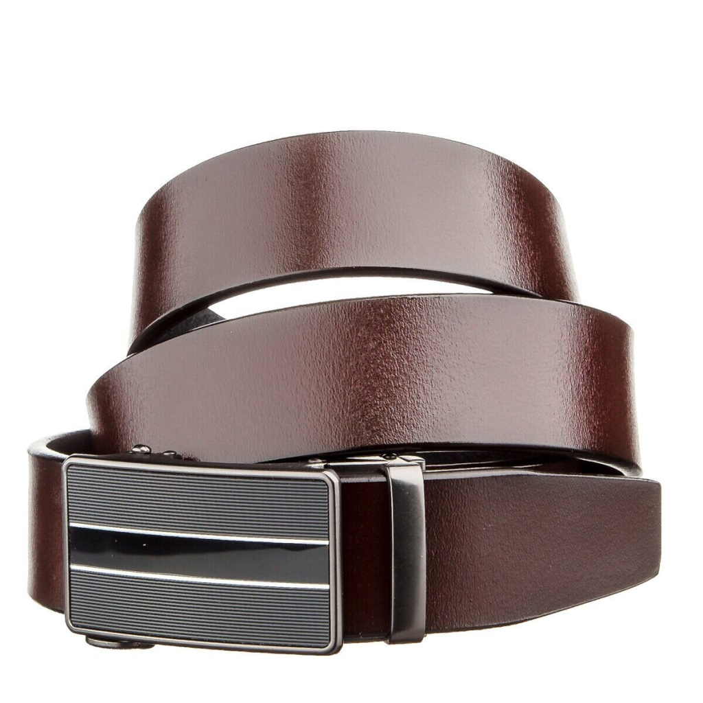 Ремінь Vintage З автоматичною пряжкою Коричневий (20210) - зображення 2