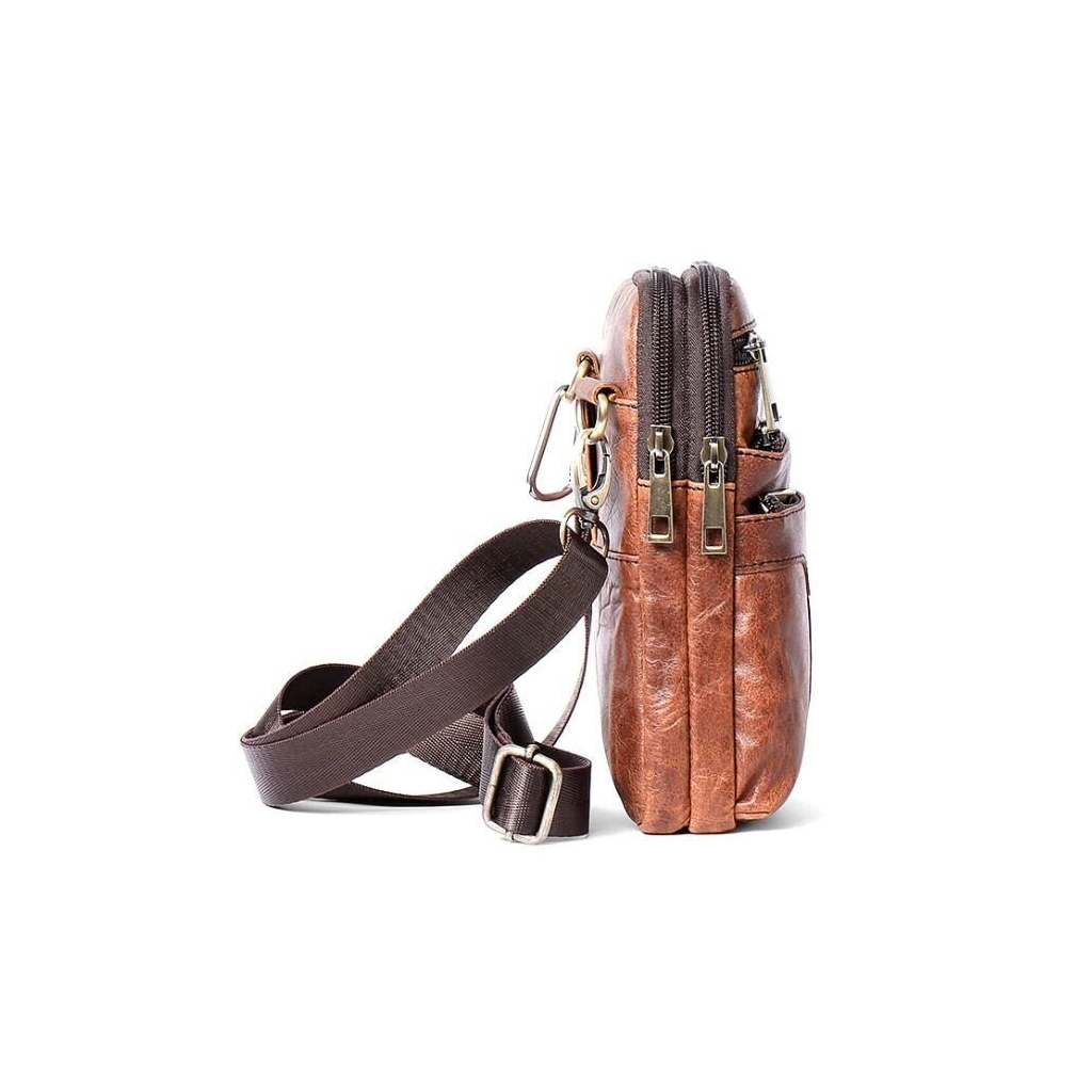 Сумка Vintage Коричнева (14724) - зображення 9