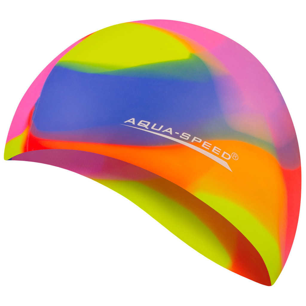 Шапка для плавання Aqua Speed Bunt 4068 113-75 мультиколор Уні OSFM (5908217640680) - зображення 1