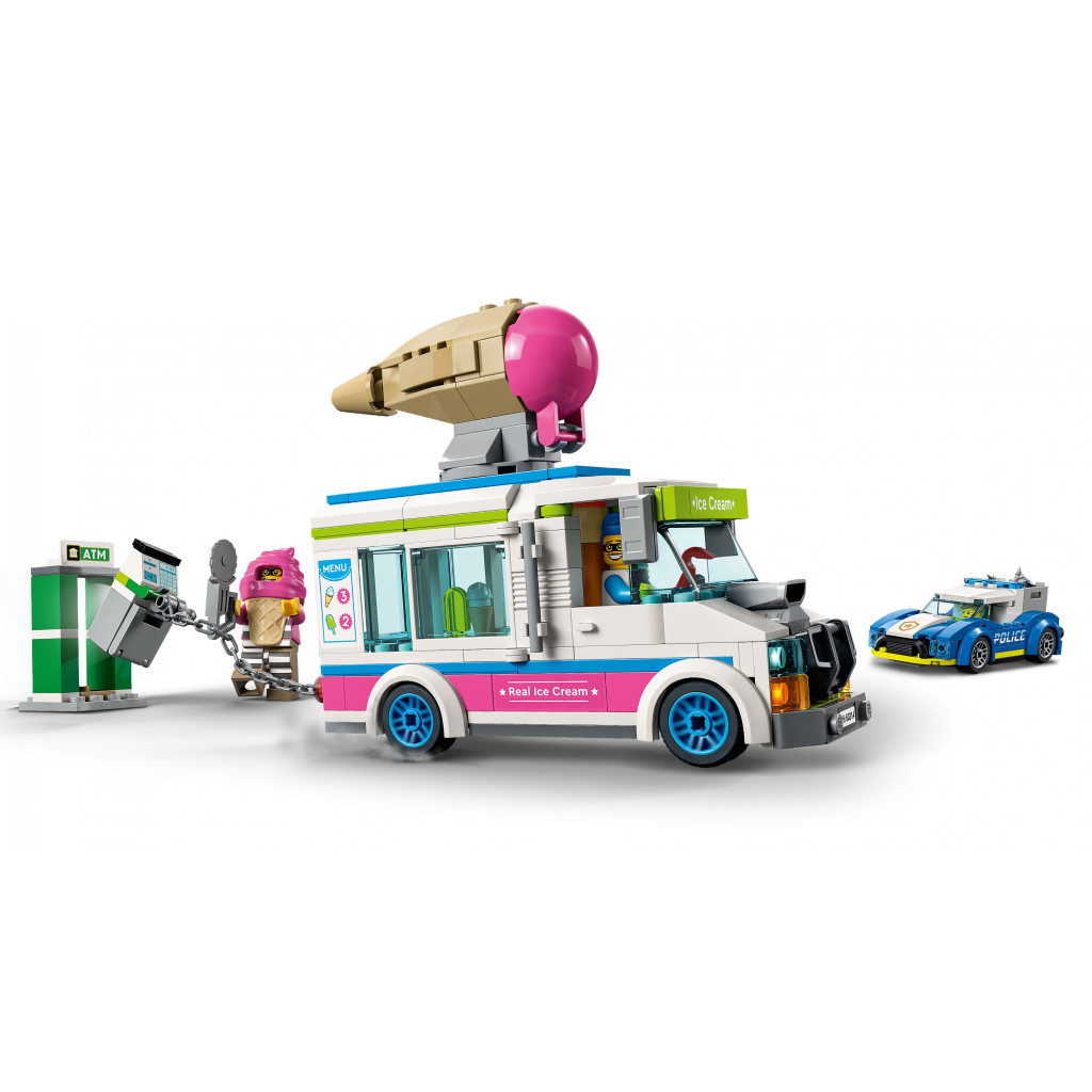 Конструктор LEGO City Поліцейське переслідування фургона з морозивом (60314) - зображення 3
