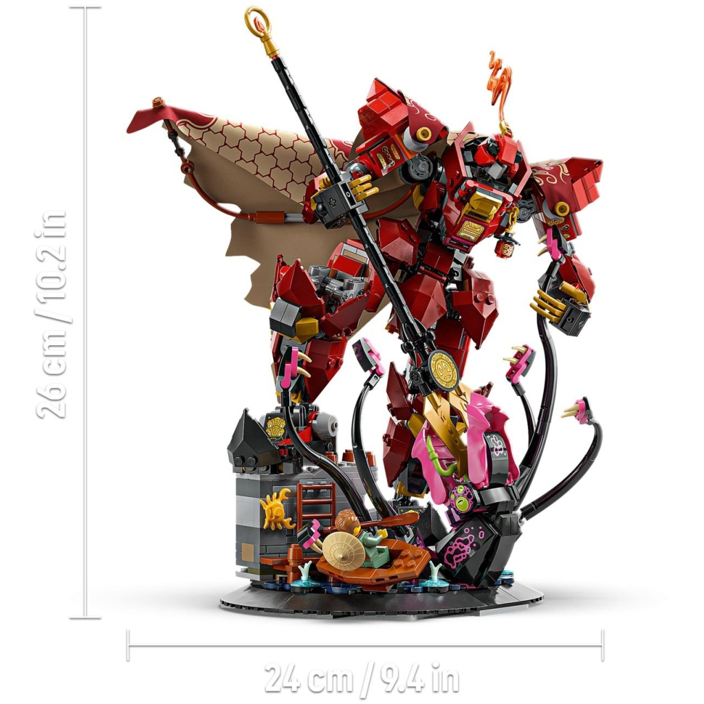 Конструктор LEGO NINJAGO Робот Вогняного Лицаря (71846) - зображення 5