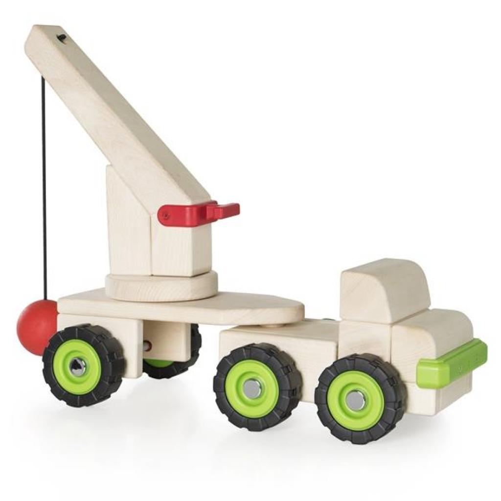 Спецтехніка Guidecraft Block Science Trucks Велика стінобитних машина (G7533) - зображення 1