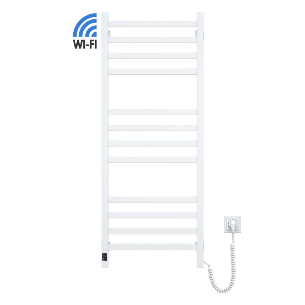 Сушарка для рушників Navin Авангард 1200х480 Wi-Fi біла праве підключення (12-028055-4812) - зображення 1