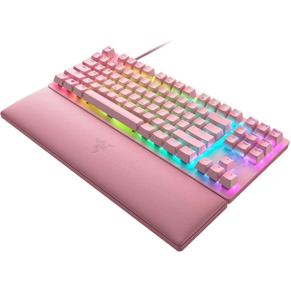Клавіатура Razer Huntsman V2 Tenkeyless Red switch USB Quartz (RZ03-03942000-R3M1) - зображення 3