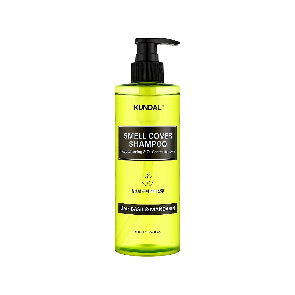 Шампунь Kundal All Day Smell Cover Teens Shampoo Lime Basil & Mandarin 400 мл (8809809426613) - зображення 1