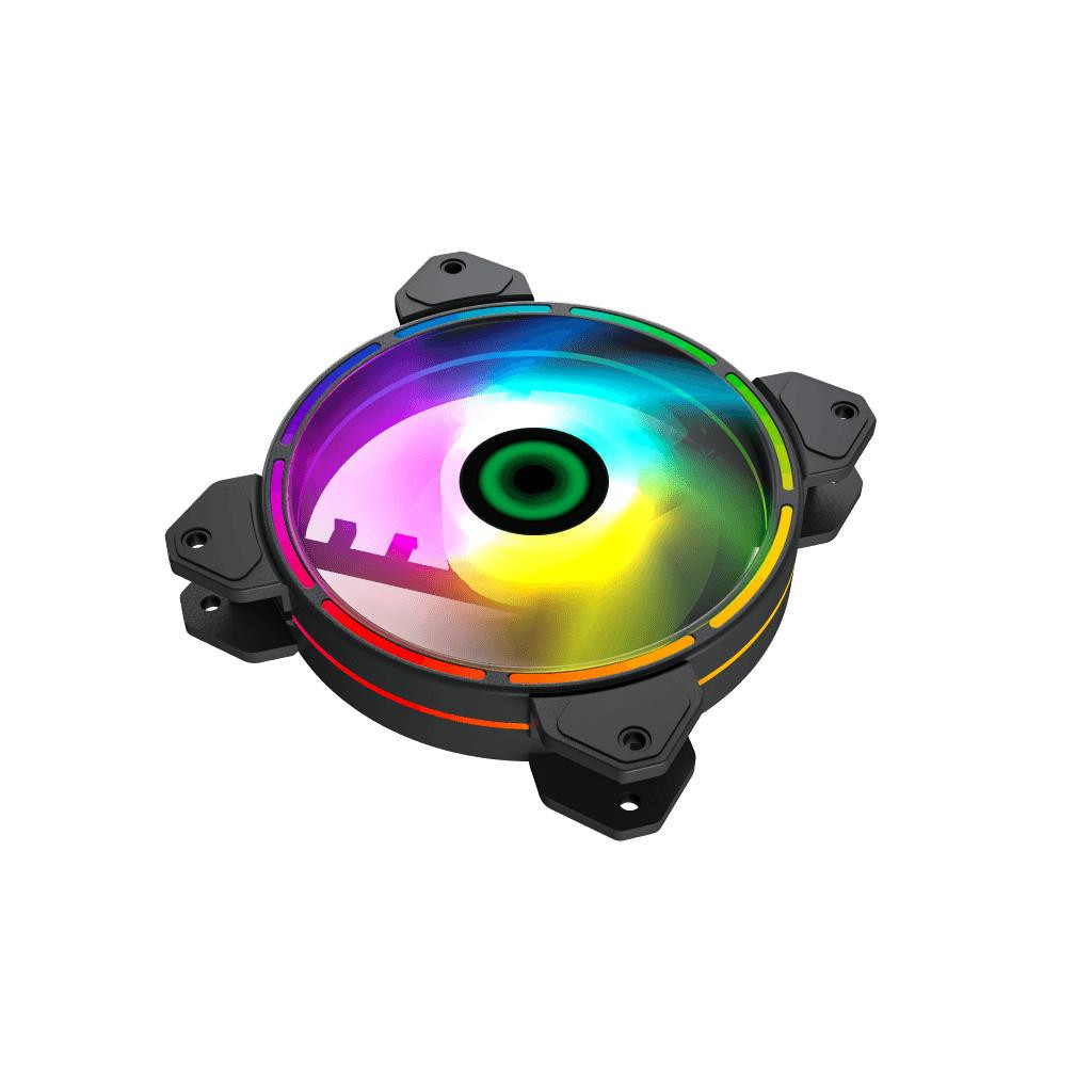 Кулер до корпусу Gamemax FN-12Rainbow-D - зображення 4