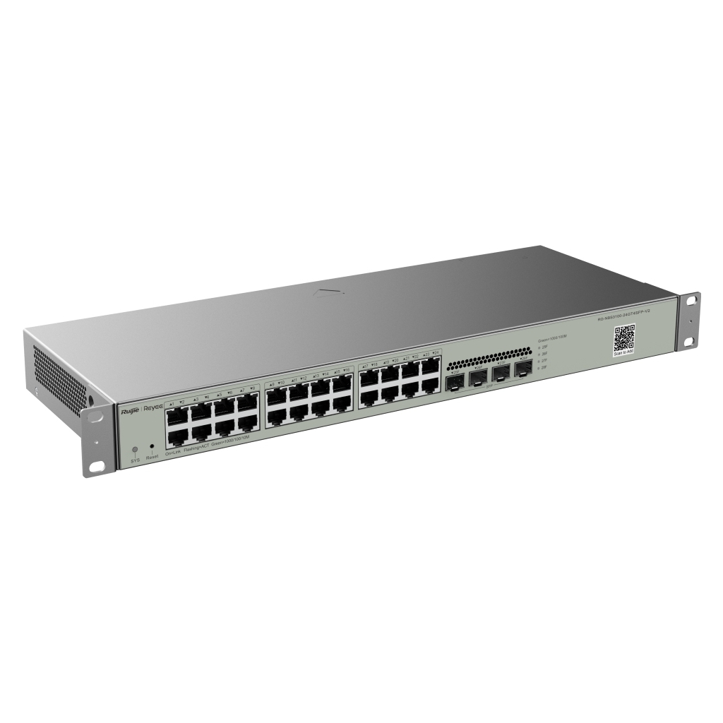 Комутатор мережевий Ruijie Networks RG-NBS3100-24GT4SFP-V2 - зображення 3