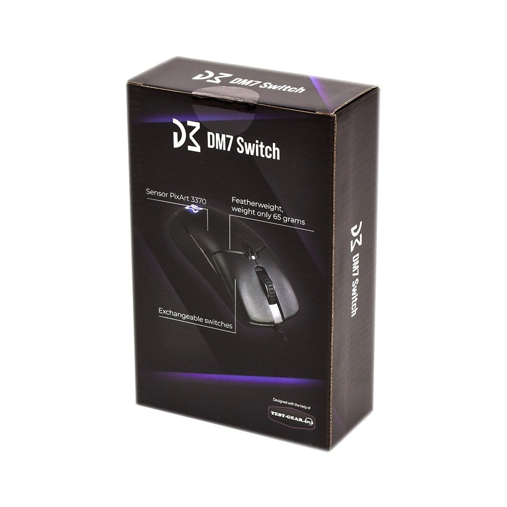 Мишка Dream Machines DM7 Switch Kailh PA 3370 Black (DM7_SWITCH) - зображення 8