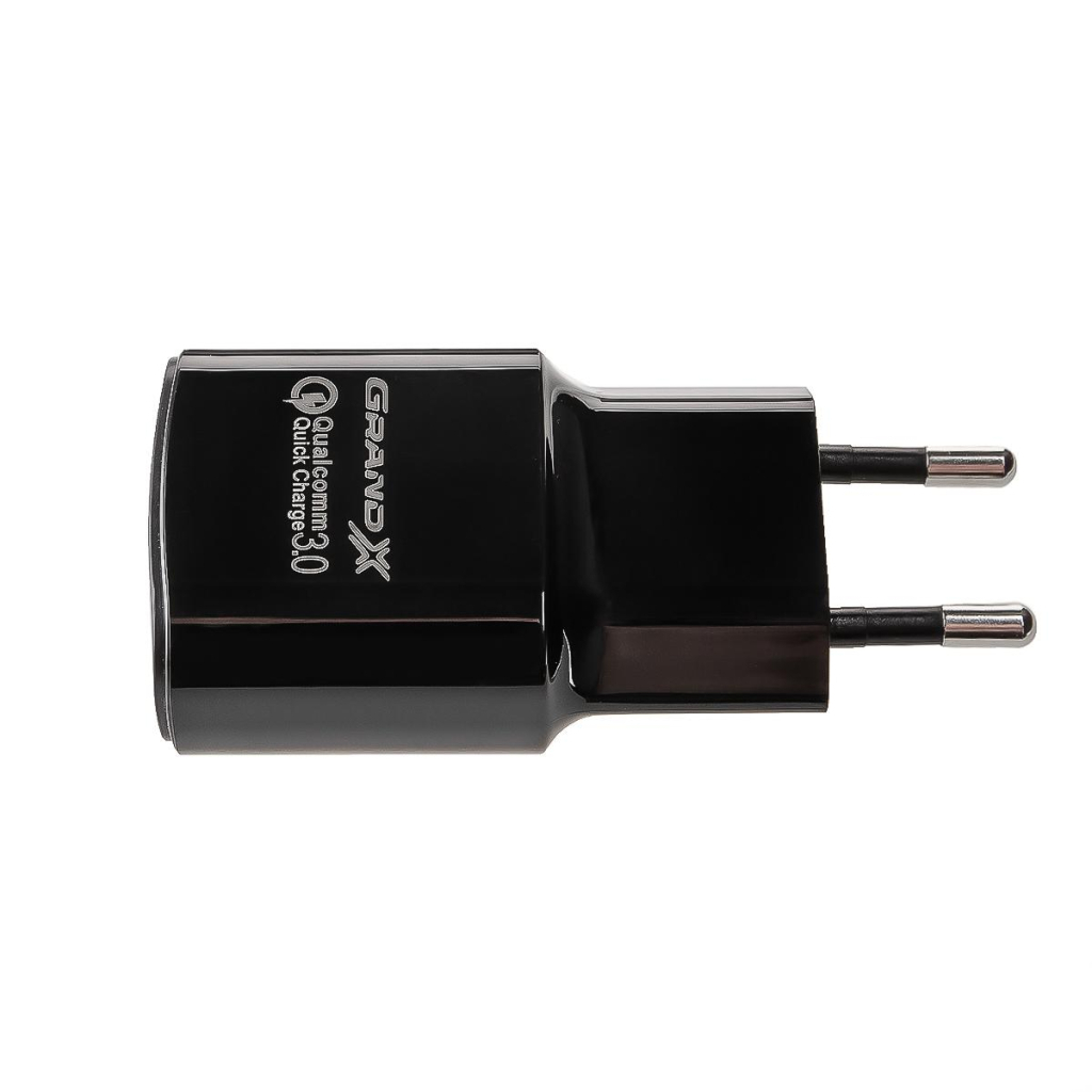 Зарядний пристрій Grand-X Quick Charge QС3.0, + cable USB -> Type C 1m (CH-550TC) - зображення 6