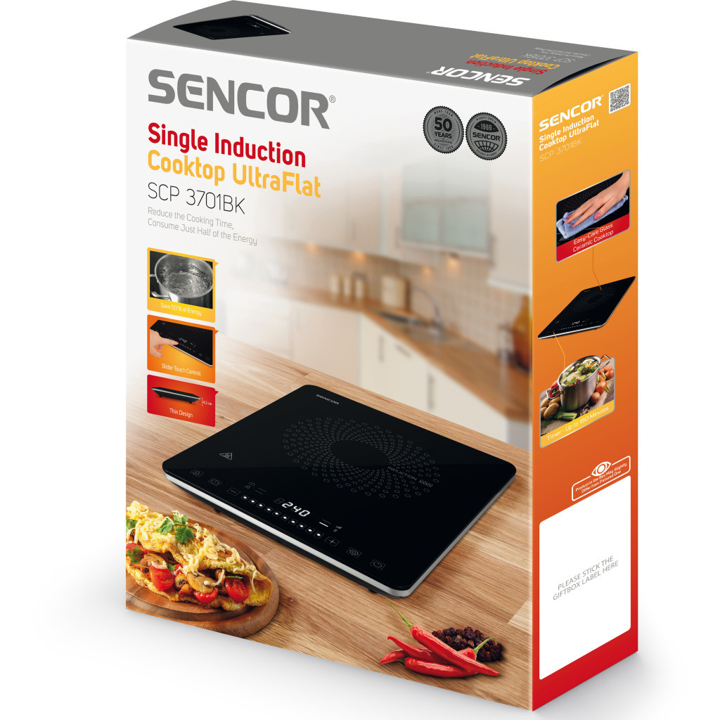 Настільна плита Sencor SCP3701BK - зображення 9