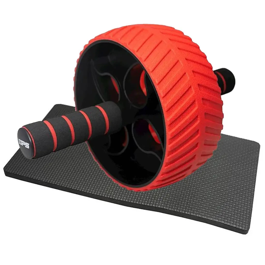 Ролик для преса Power System PS-4107 Full Grip AB Red + килимок Red/Black (4107RD-0) - изображение 1