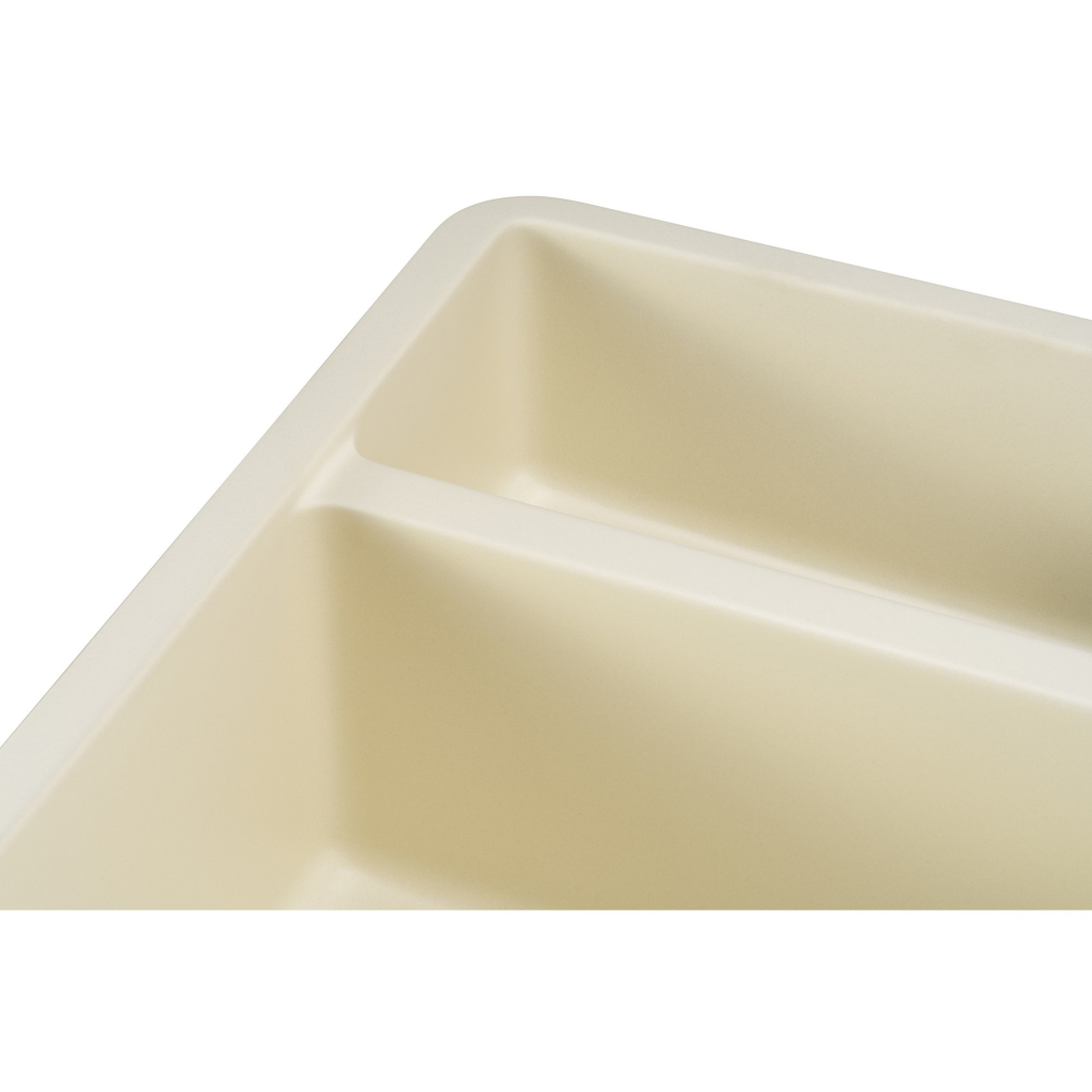 Мийка кухонна GRANADO Under top DOUBLE ivory (gr3404) - зображення 3