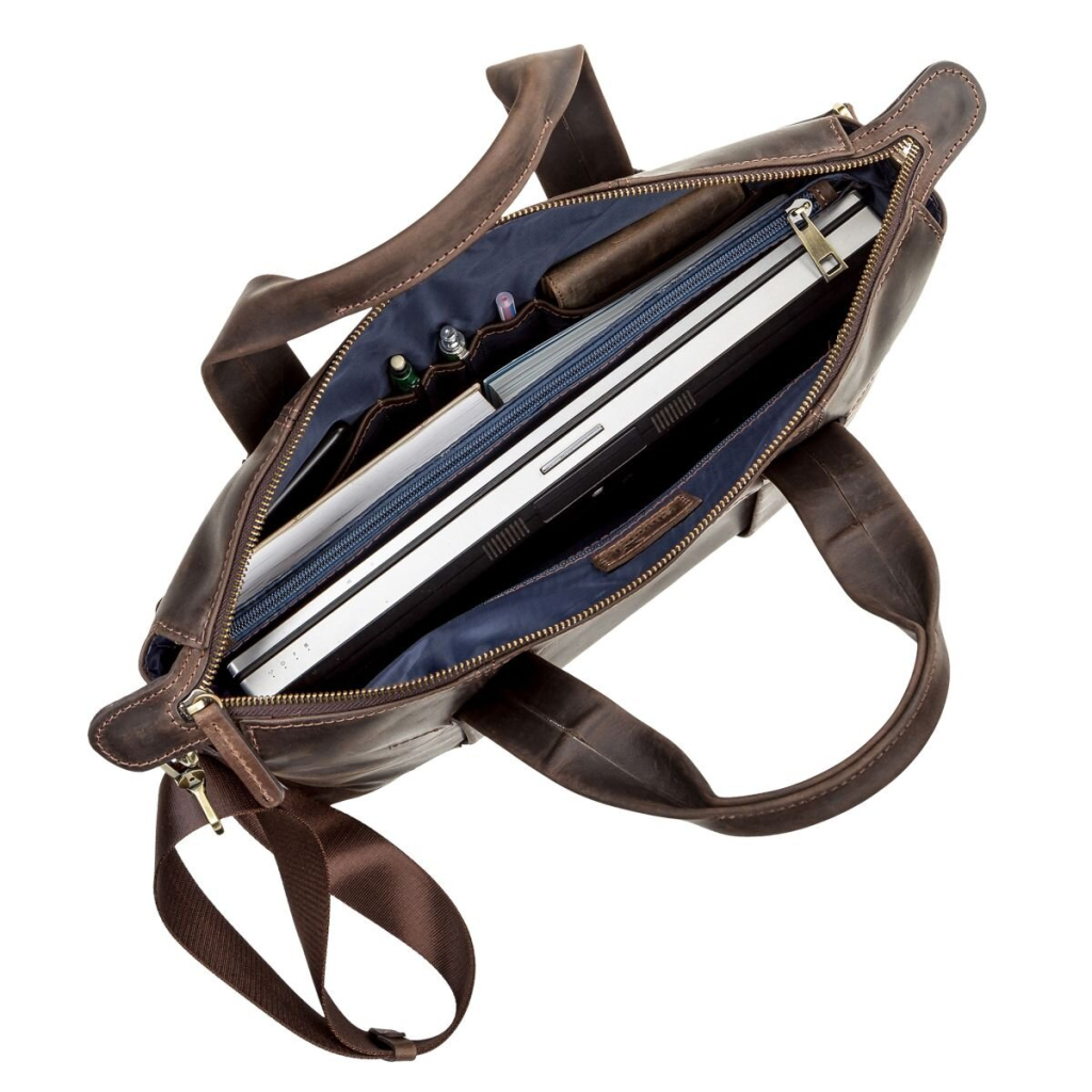 Сумка Shvigel Шкіряна Коричнева (11105) - зображення 6