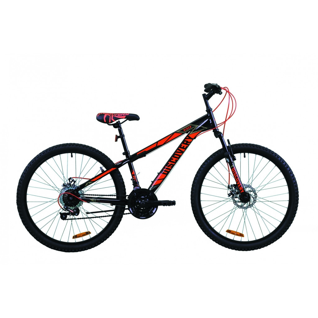Велосипед Discovery 26" RIDER AM DD рама-13" St 2020 чорно-червоний (OPS-DIS-26-322) - зображення 1