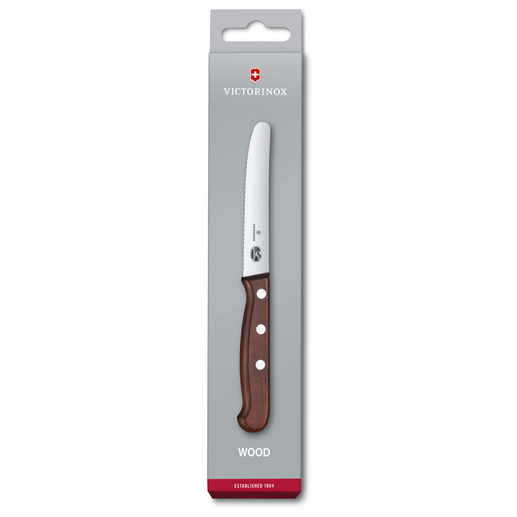 Кухонний ніж Victorinox Wood Tomato and Table 11см (5.0830.11G) - зображення 1