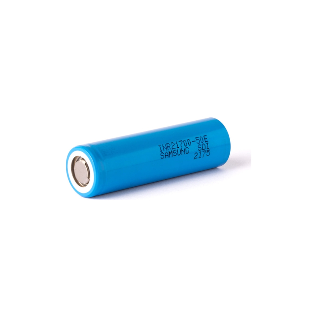 Акумулятор 21700 4900mAh, 10A, 4.2/3.6/2.5V, Blue Samsung (INR21700-50E / 31895) - зображення 1