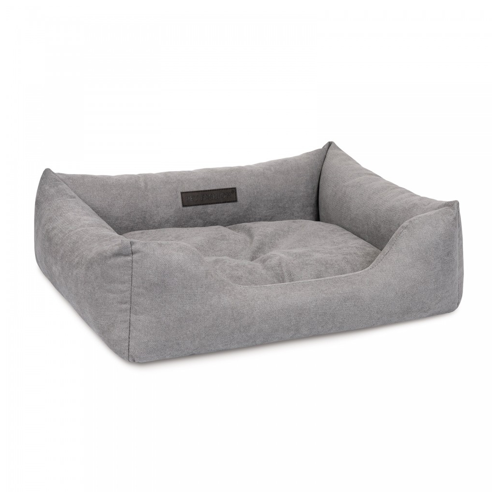 Лежак для тварин Pet Fashion Denver 78х60х20 см сірий (4823082430062) - изображение 1