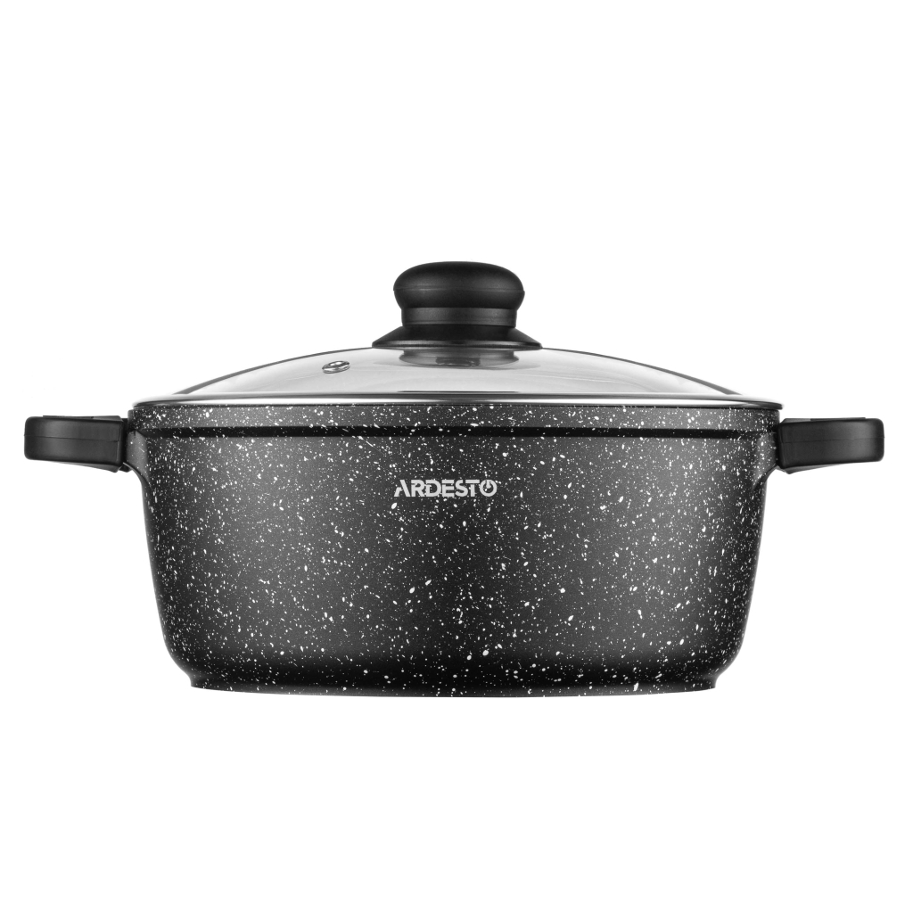 Каструля Ardesto Gemini Anzio 3.1л чорний (AR2430GE) - изображение 2