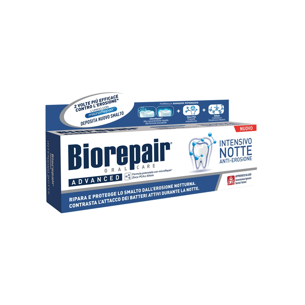 Зубна паста Biorepair Інтенсивне нічне відновлення 75 мл (8017331064092) - изображение 1