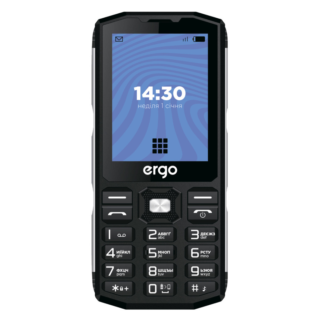 Мобільний телефон Ergo E282 Black - зображення 2