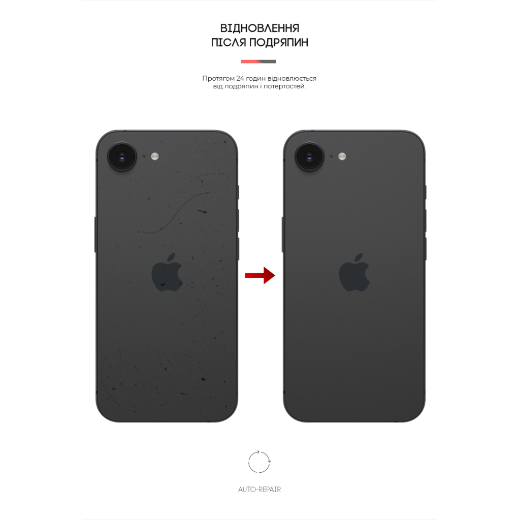 Плівка захисна Armorstandart for Back Panel Apple iPhone 16e Carbone Transparent (ARM85458) - зображення 3