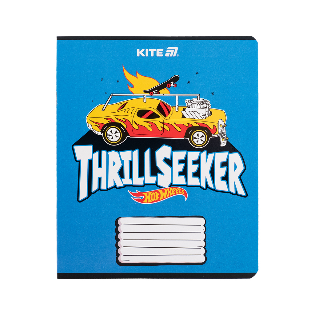 Зошит Kite Hot Wheels, 18 аркушів, клітинка (HW25-236) - изображение 8