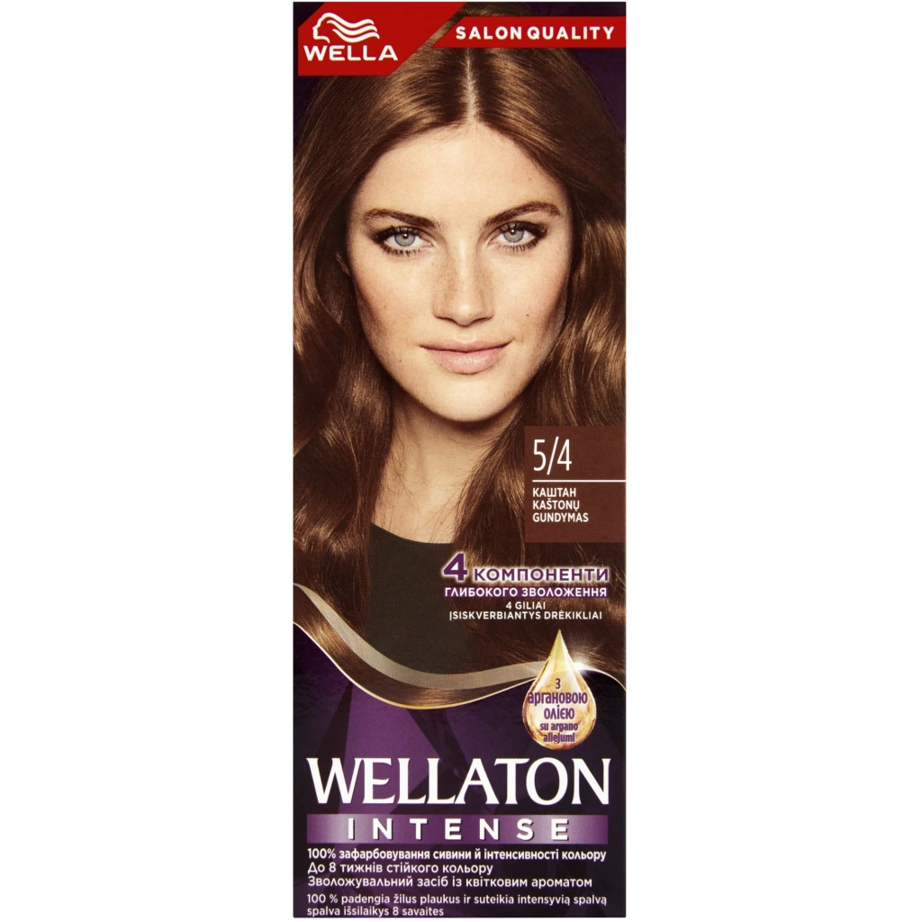 Фарба для волосся Wellaton 5/4 Каштан 110 мл (4056800023066) - зображення 1