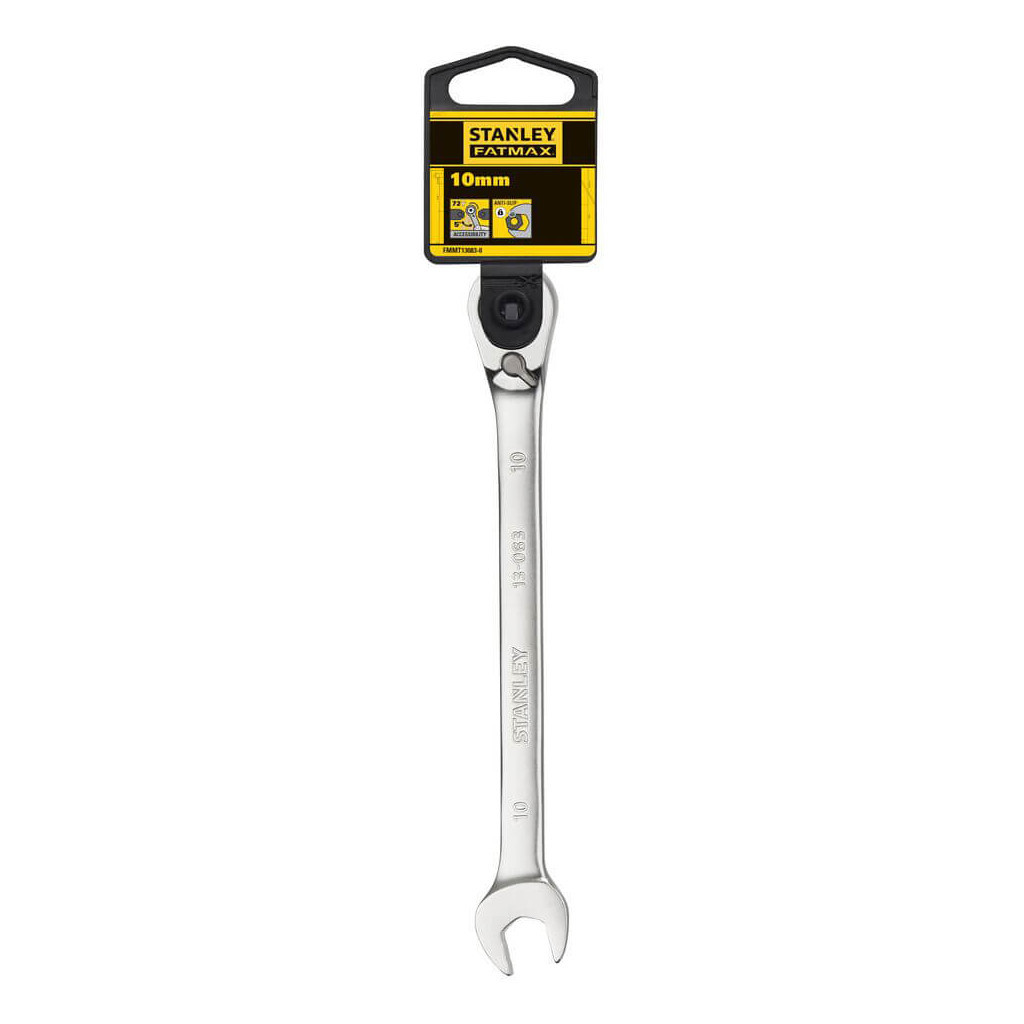 Ключ Stanley FATMAX 10 мм, з храповим механізмом (FMMT13083-0) - зображення 10