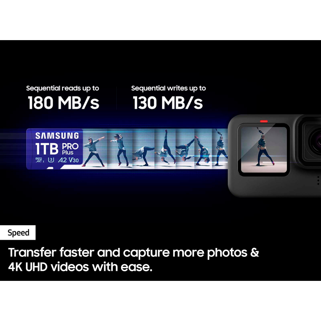 Карта пам'яті Samsung 256GB microSDXC class 10 UHS-I U3 V30 Pro Plus (MB-MD256SB/WW) - зображення 5