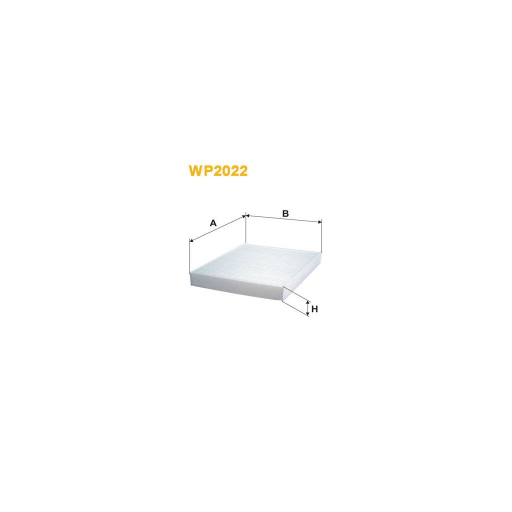 Фільтр салону Wixfiltron WP2022 - зображення 1
