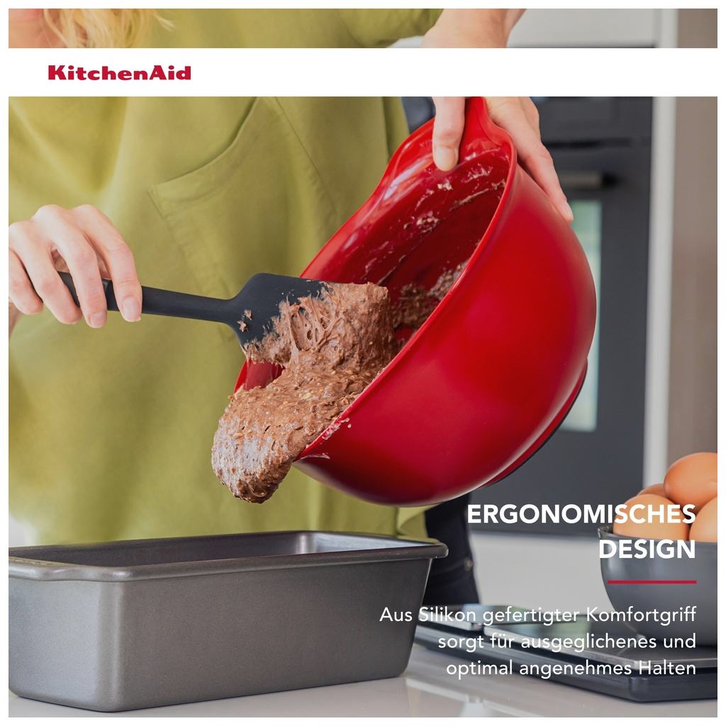 Лопатка кухонна KitchenAid Coreline для тіста, 30 см, сірий (KAS031OHCGG) - зображення 7