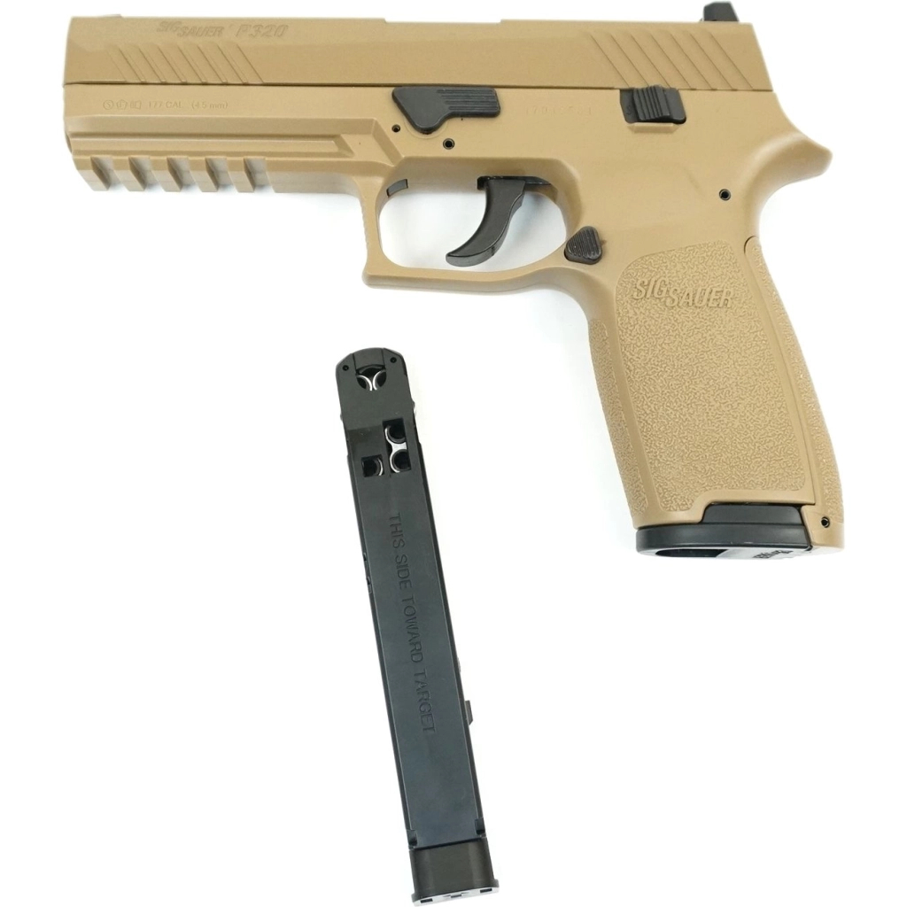 Пневматичний пістолет Sig Sauer P320 Coyot Tan (AIR-P320-177-30R-CYT) - зображення 5