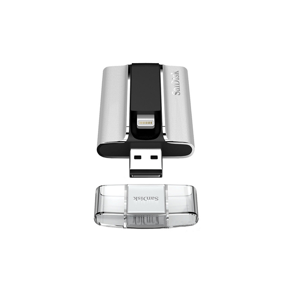 USB флеш накопичувач SanDisk 128GB iXpand USB 2.0/Lightning (SDIX-128G-G57) - зображення 7