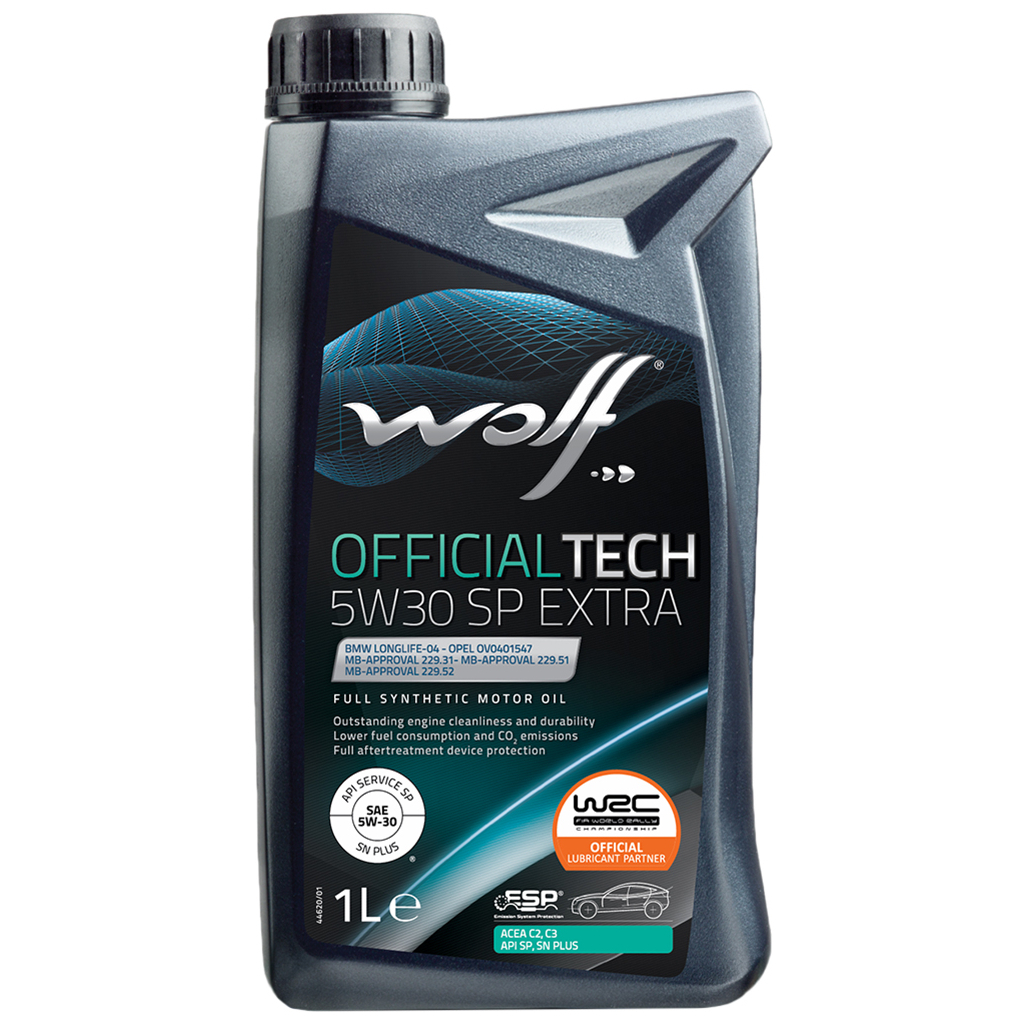 Моторна олива Wolf OFFICIALTECH 5W30 C3 SP EXTRA 1л (1049358) - зображення 1
