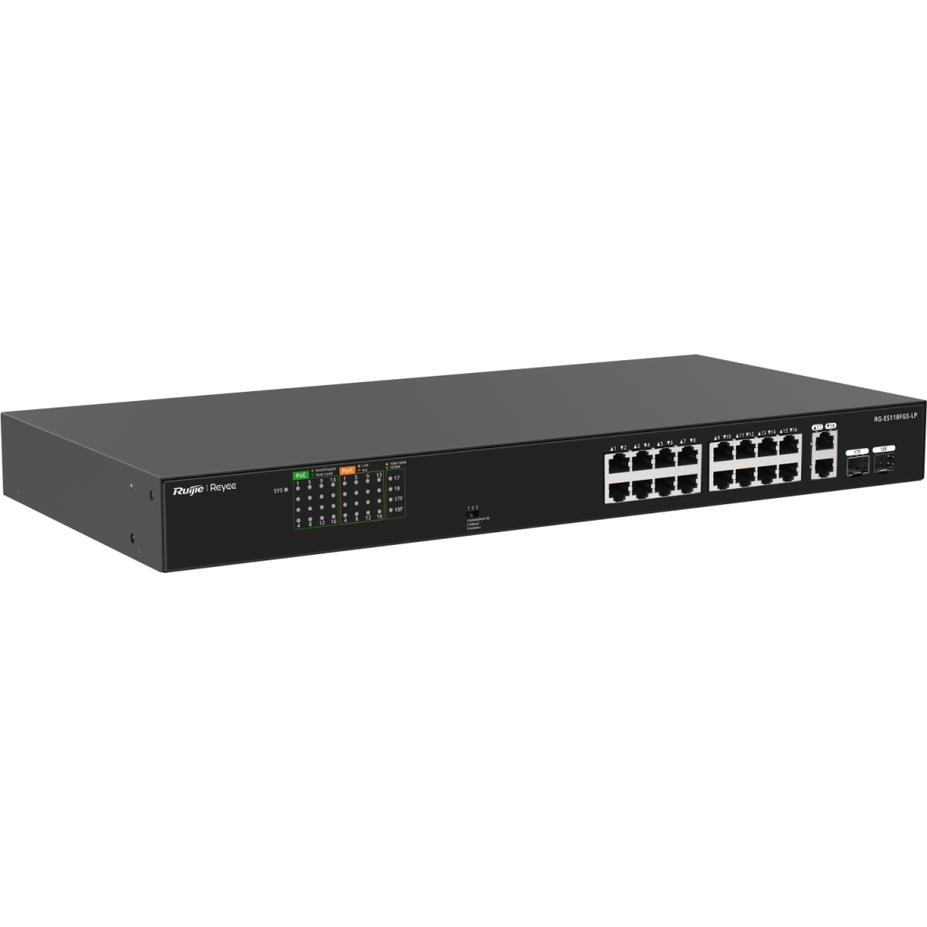 Комутатор мережевий Ruijie Networks RG-ES118FGS-LP - изображение 3