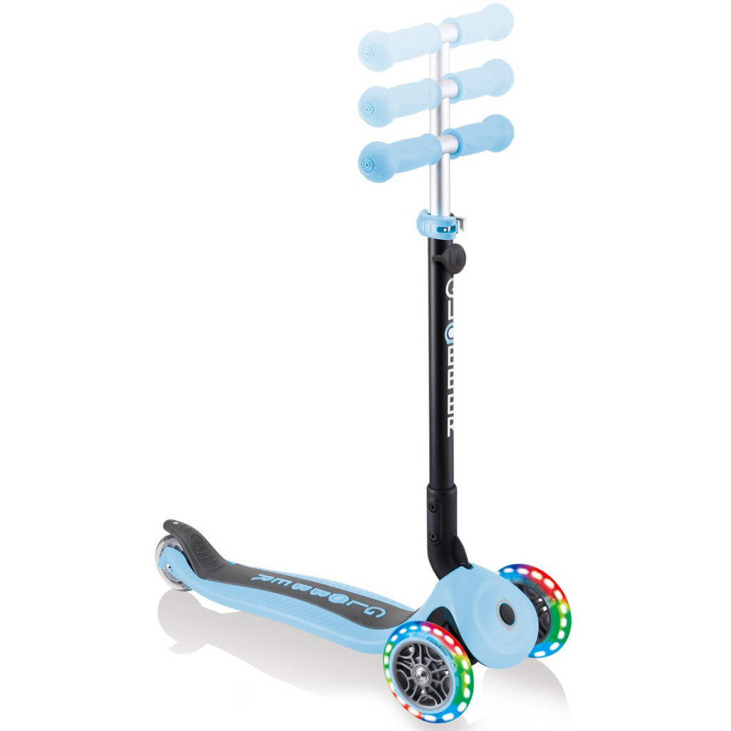 Самокат Globber Go Up Foldable Plus Lights пастельно-синій (743-200) - зображення 6