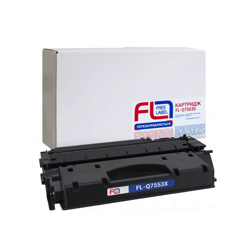Картридж FREE Label HP 53X (Q7553X) (FL-Q7553X) - зображення 1