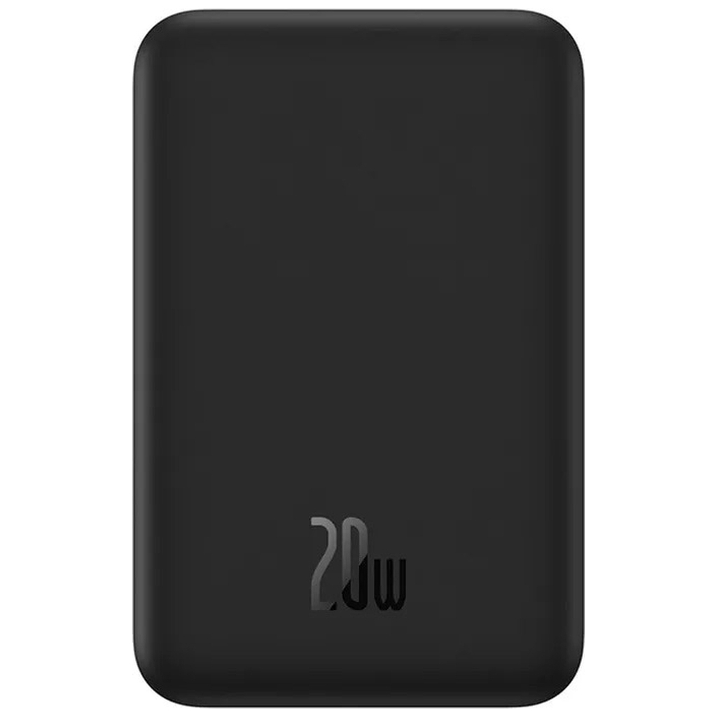 Батарея універсальна Baseus Magnetic Mini 20000mAh 20W, Black (P10022102112-01 / PPCXM20) - зображення 1