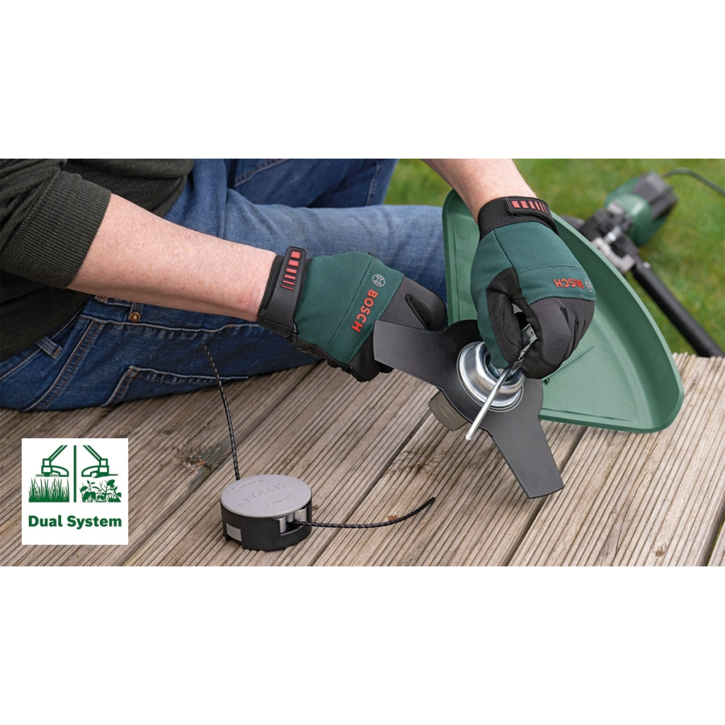Тример садовий Bosch AFS 23-37 1000Вт, ліска 37см, ніж 23см, 5.7кг (0.600.8A9.000) - изображение 6