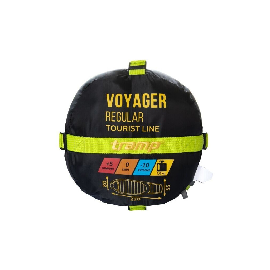 Спальний мішок Tramp Voyager Long Olive/Grey L (TRS-052L-L) - зображення 11