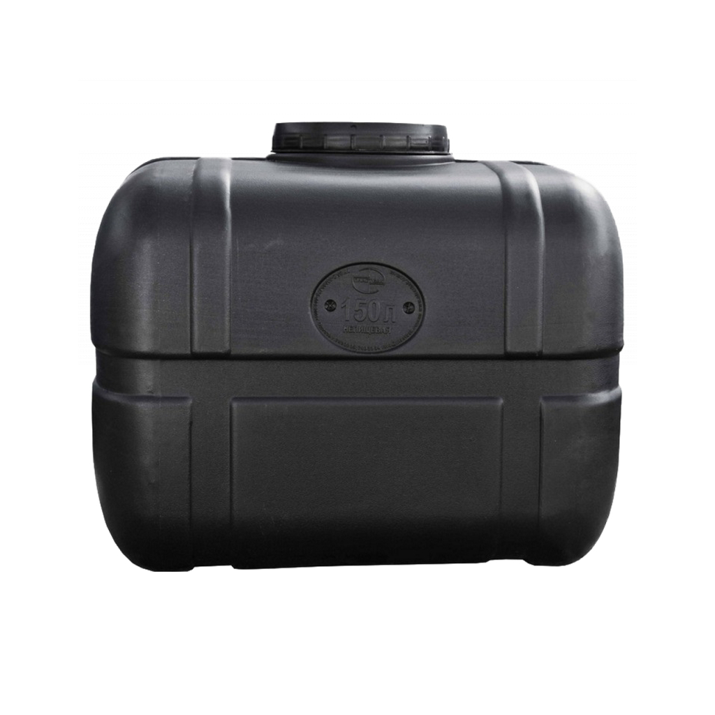 Ємність для води Пласт Бак квадратна не харчова 150 л прямокутна чорна видувна (5706) - зображення 3