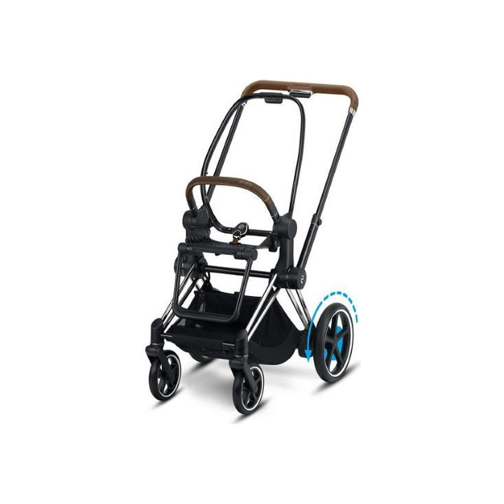 Шасі для коляски Cybex ePriam & каркас Chrome Brown (521002349) - зображення 1