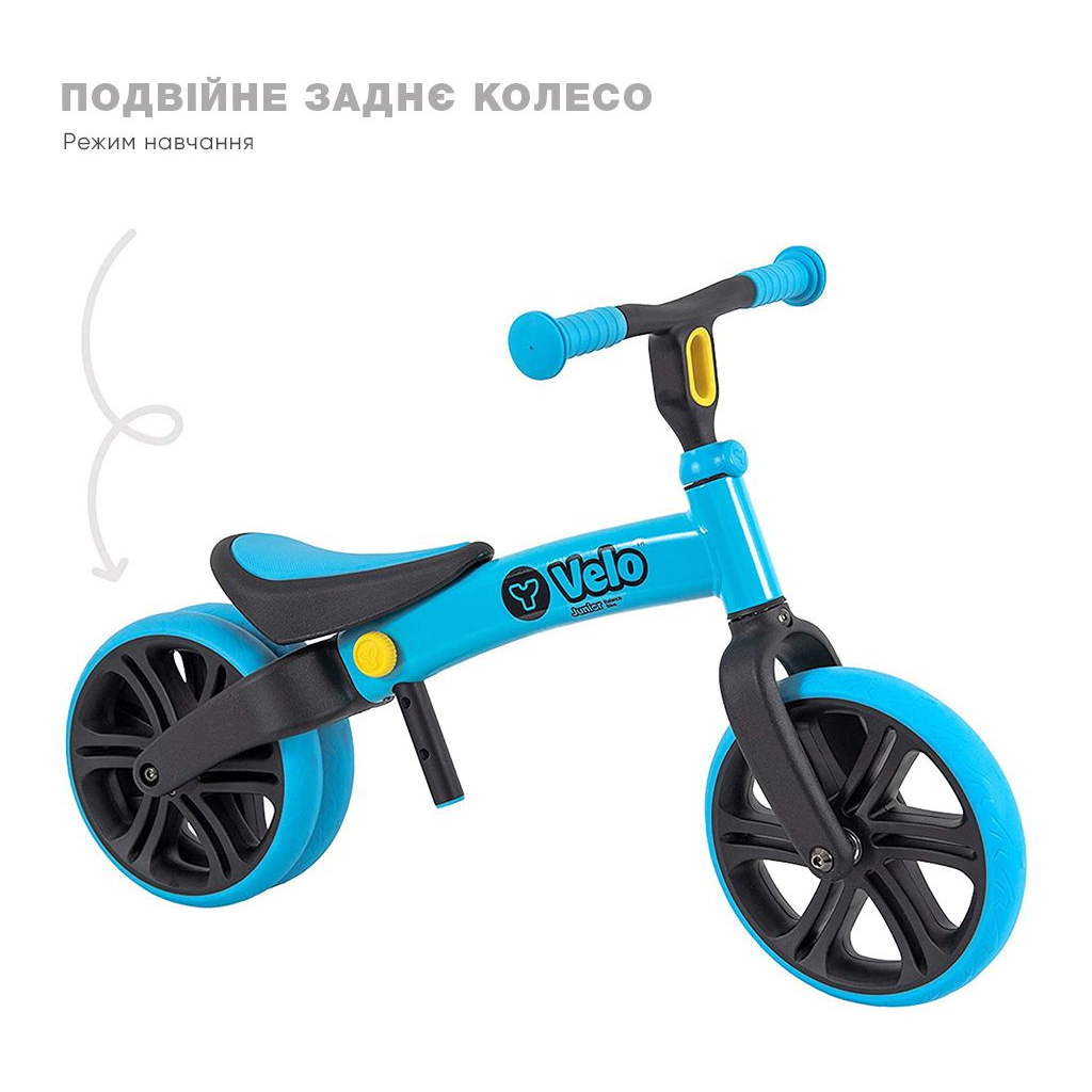 Біговел Yvolution Yvelo Junior блакитний (YT16B2) - зображення 7